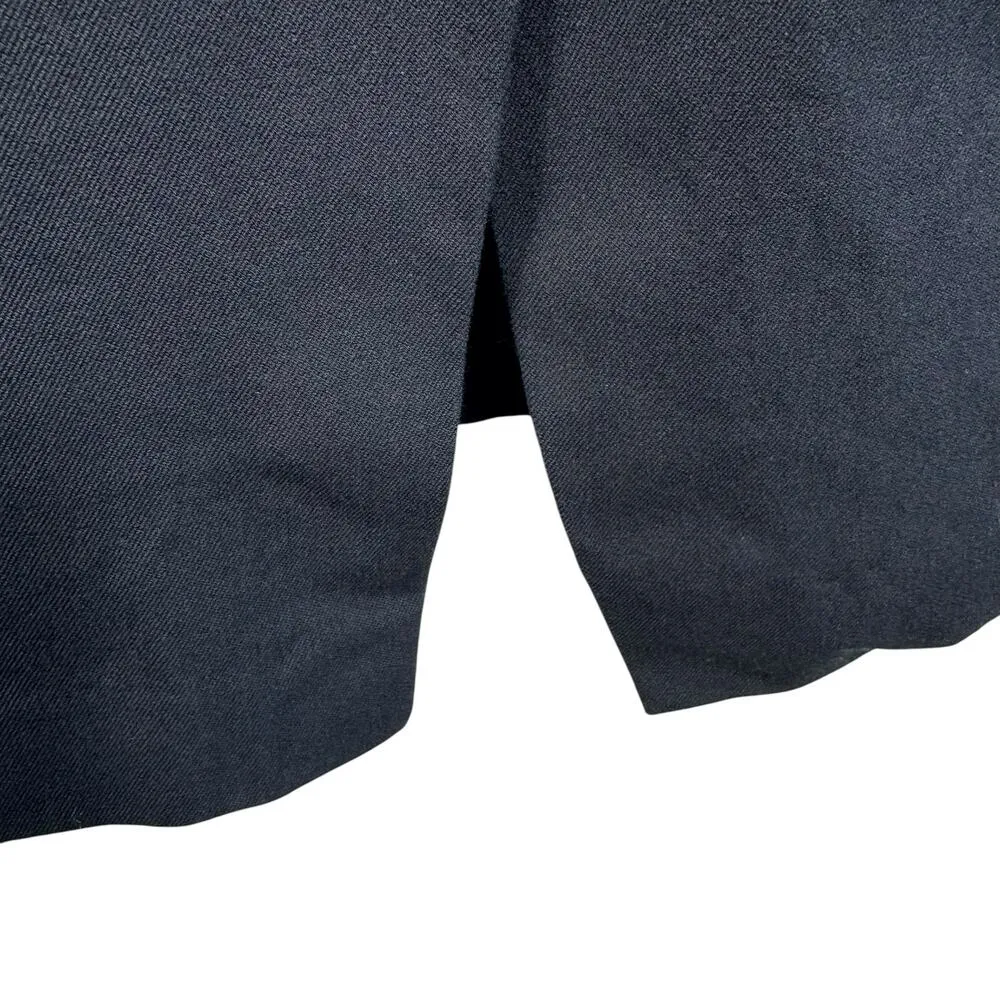 Banana Republic Black Bi-Stretch Racer Neck Knee Length Sheath Dress Size 4P - Image 5