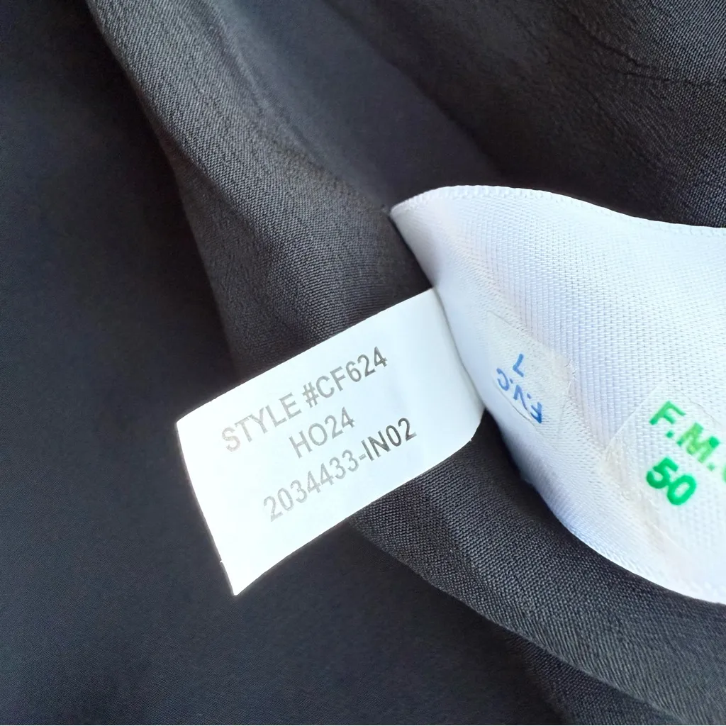 J. Crew Shirt Dress with Jewel Buttons Black Sz 18 NWT - Image 12