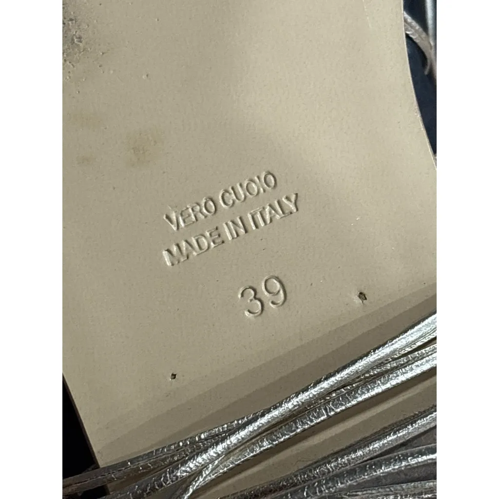 Amanu Serengeti Sandals in Champagne 39 US 9 With Box Womens Flats Tan Size 8 - Image 8