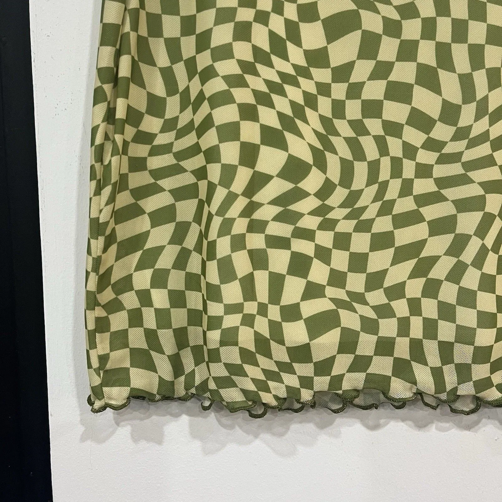 Daisy Street Geometric Mesh Skirt  Size UK 10 / US 6 Funky Y2K - Image 2