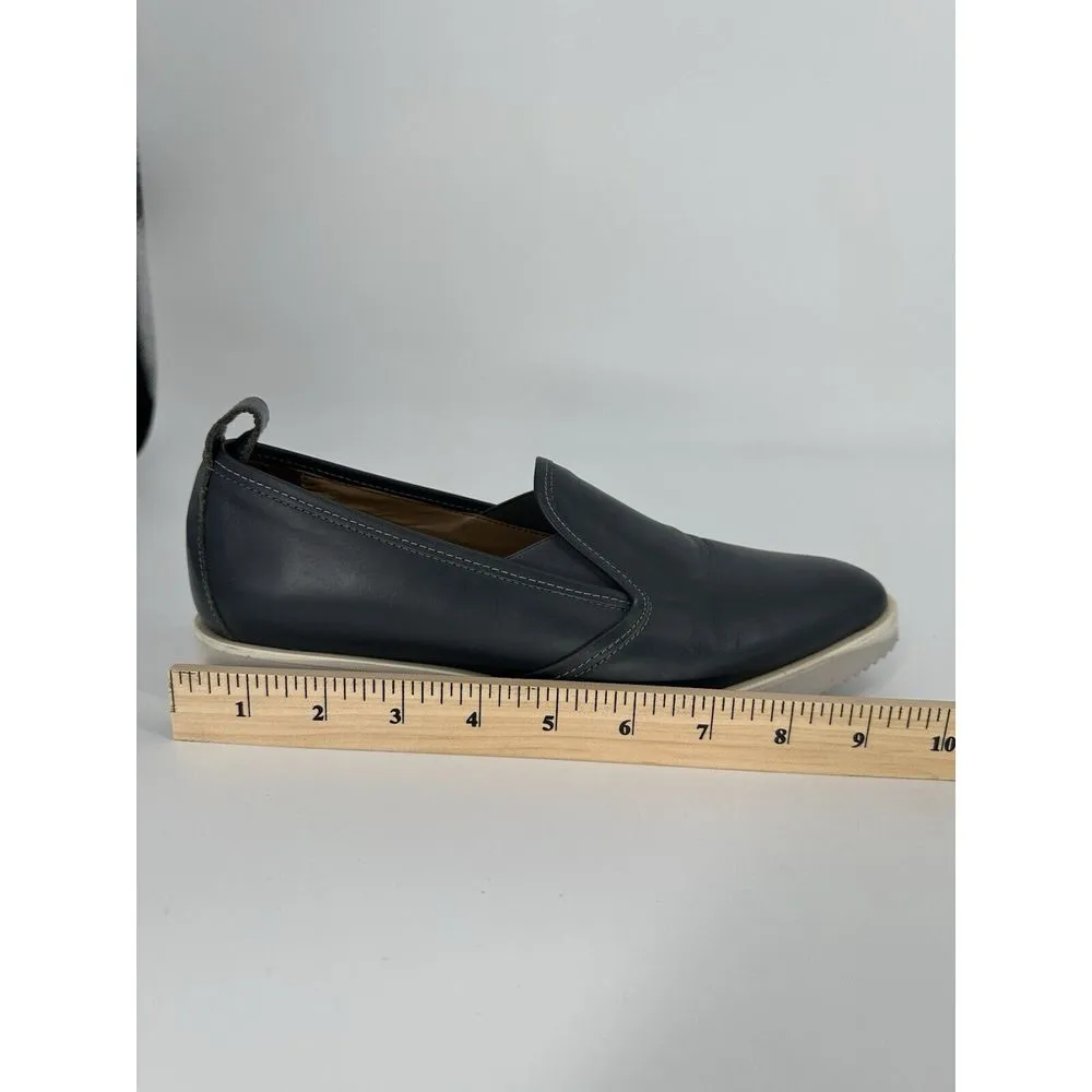 Everlane Shoes Womens 9 Blue Leather Loafers The Street Casual‎ Comfort Oxfords - Image 11