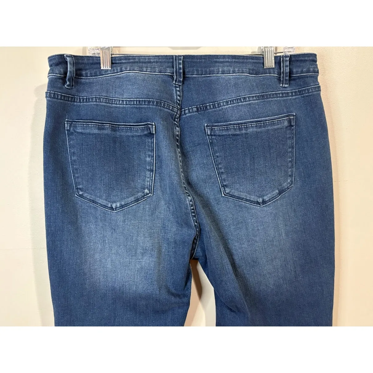 Soft Surroundings Pull on Sparkle Slim Jeans Petite Size PXL - Image 9