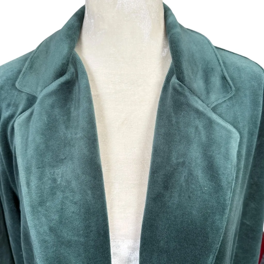 Talbots Petite green long sleeve open cardigan with pockets women's size SP - Image 5