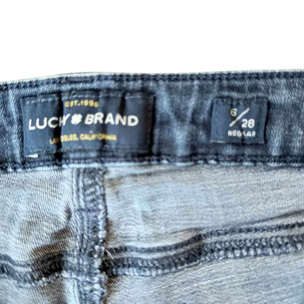 Lucky Brand Lolita Skinny medium wash button zip five pocket stretchy jeans 6/28 - Image 6