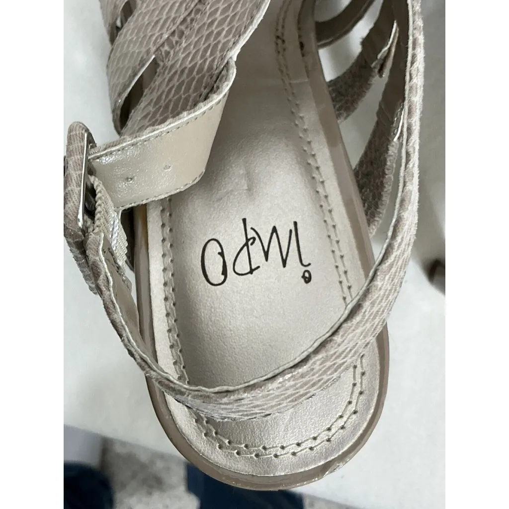 Womans Impo Honey Taupe Strappy Sling Back Open Toe Sandals Size 9.5 M - Image 7