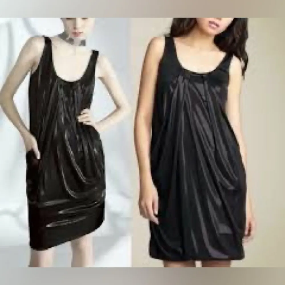DIANE VON FURSTENBERG Black Sheath Lesley Dress Size 6 - Image 2