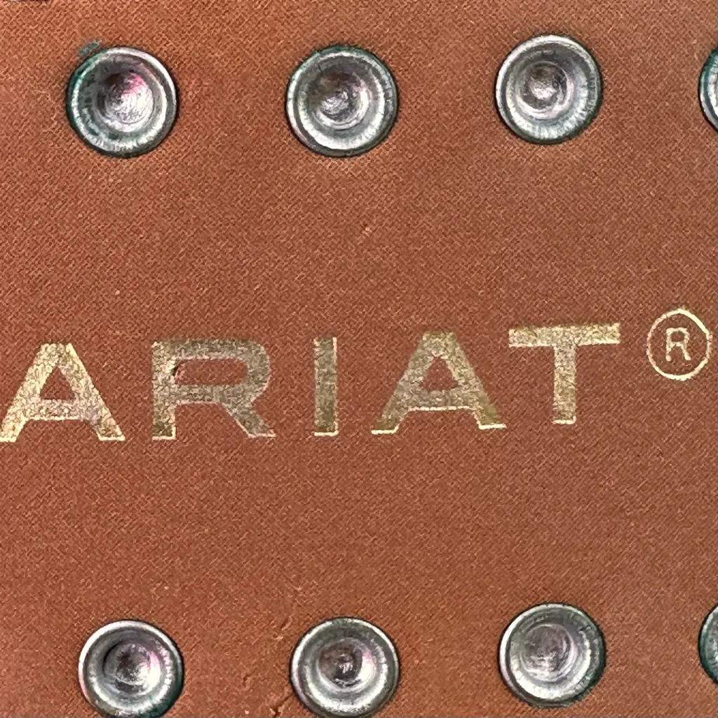 Ariat Women’s Handcrafted Brown Leather Belt Limited Edition Rhinestone Buckle - Image 11