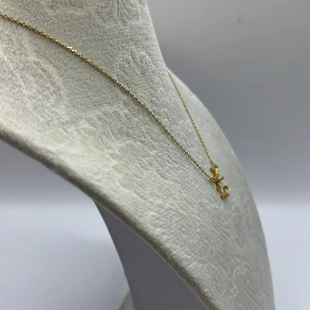 Sagittarius The Archer Zodiac Goldtone Necklace with Rhinestones Nov 22 - Image 3