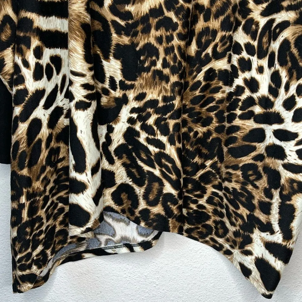 The Zig Zag Stripe Animal Print Tunic Top Size XL - Image 26