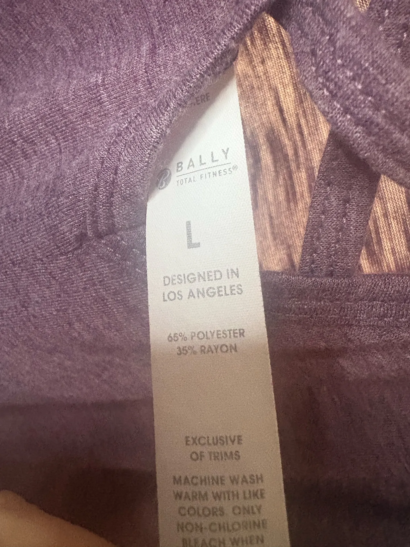 Bally Total Fitness Athletic Top - Image 2