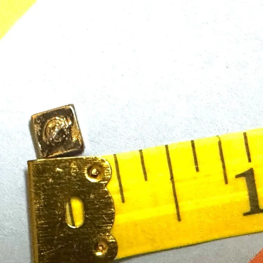 Ann Taylor gold tone rhinestone post earrings - Image 5