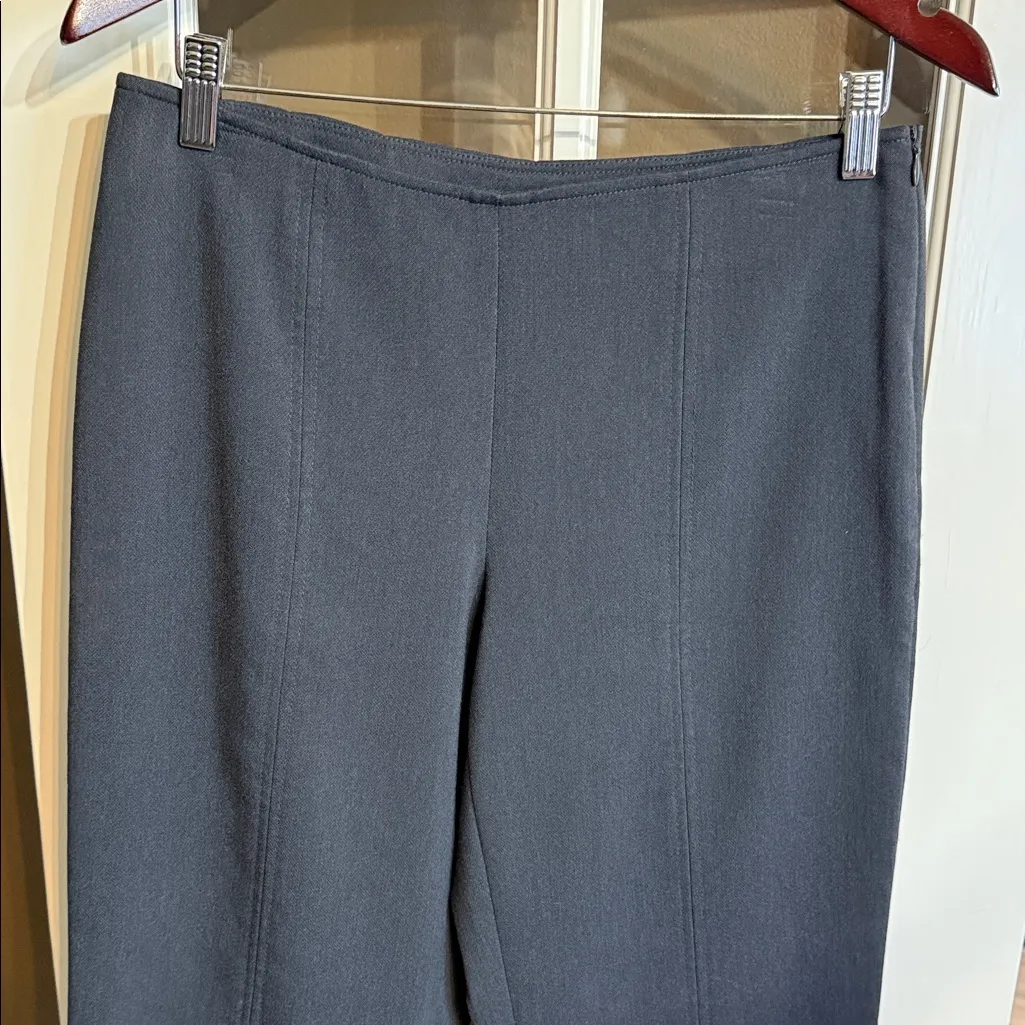 LIZ CLAIBORNE Michaela Smoke Grey Wide Leg Dress Pants Size 8 - Image 16