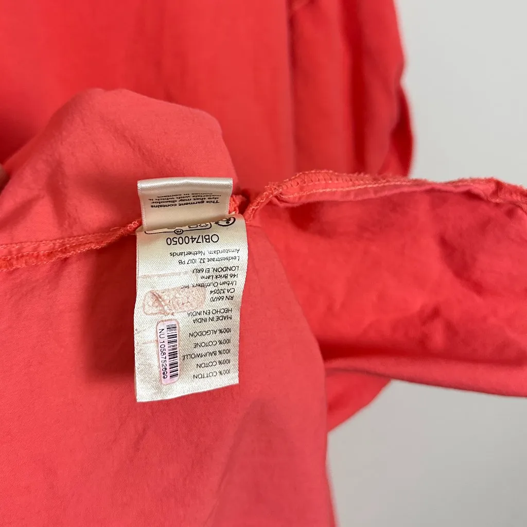 FREE PEOPLE Catalina Mixed Media Minidress in Radiant Watermelon Size Small - Image 8