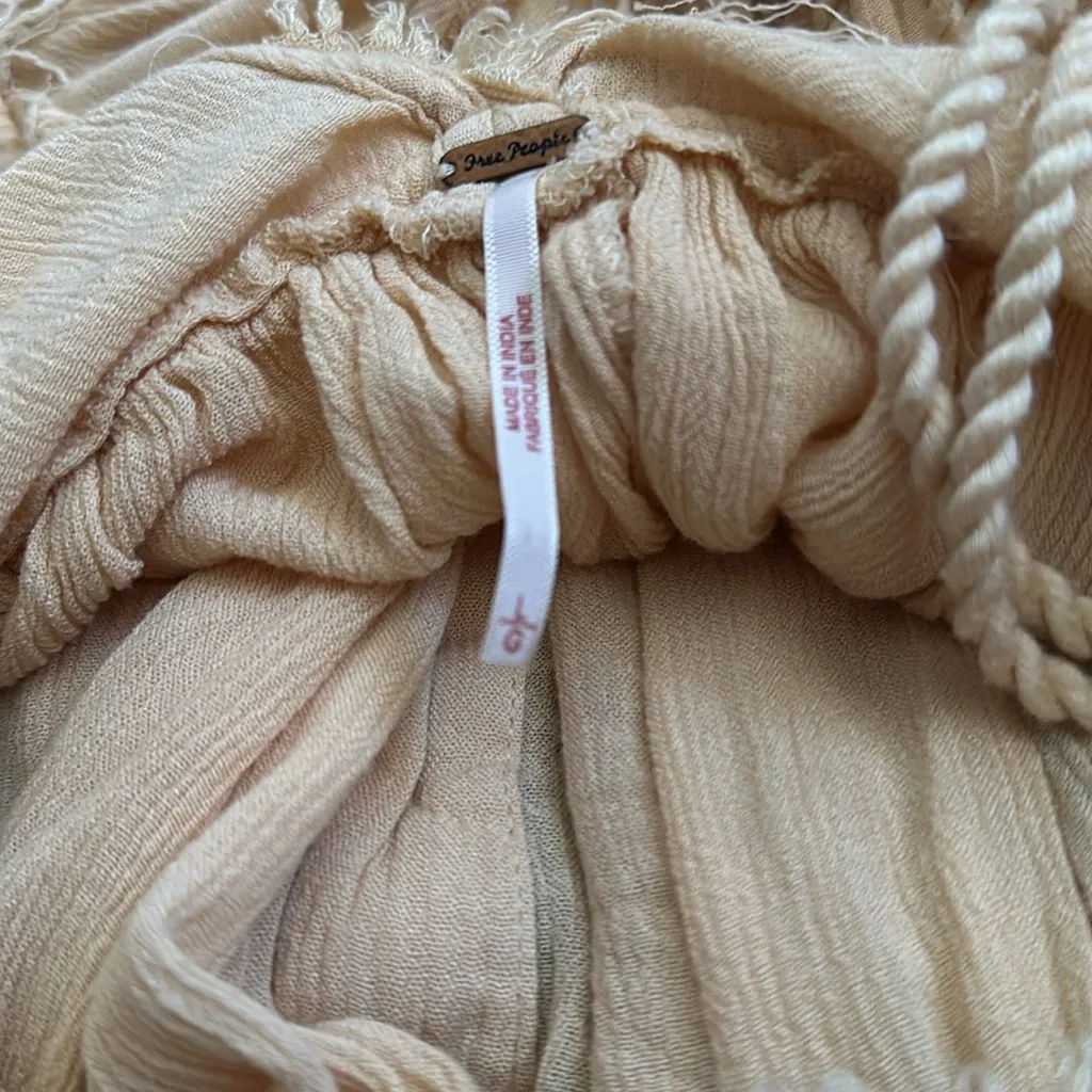 Free People Yellow Boho Maxi Dress - Image 7