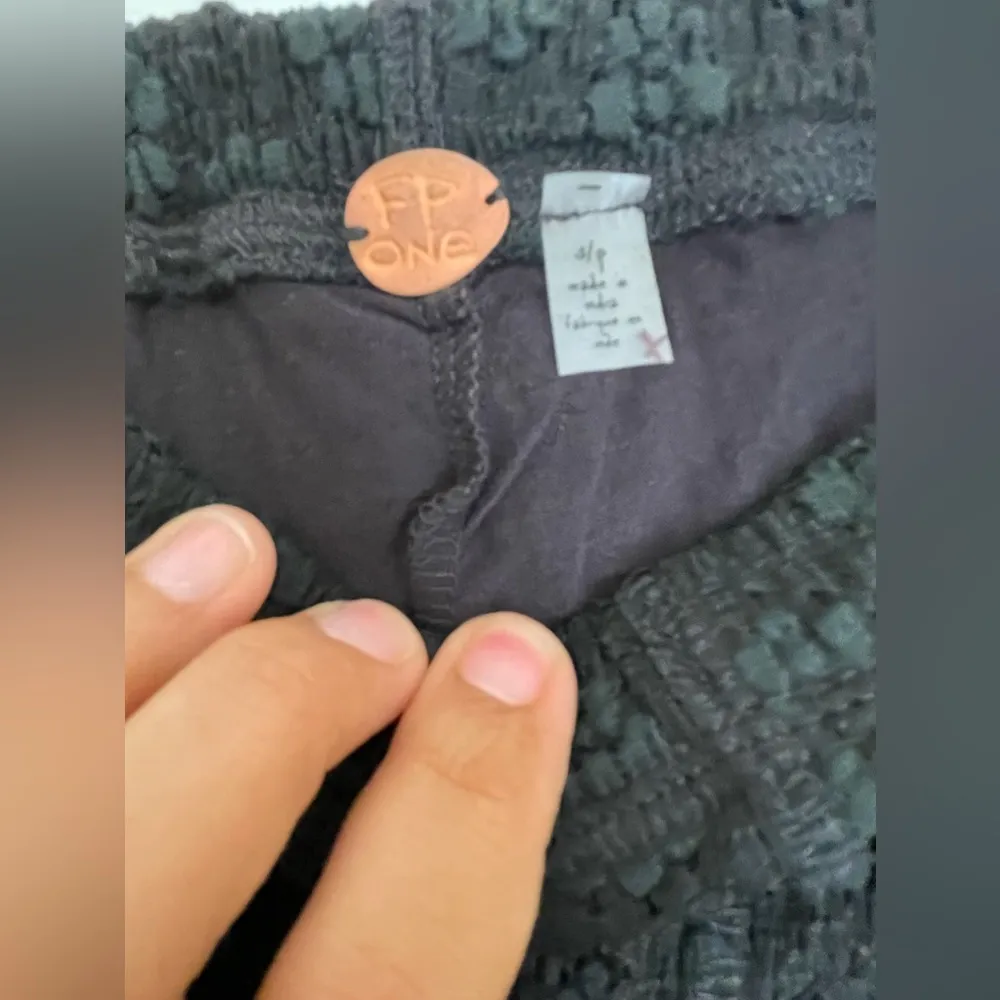 NWOT Free People FP One Ona Floral Lace Flare Black Pant Size Small - Image 7