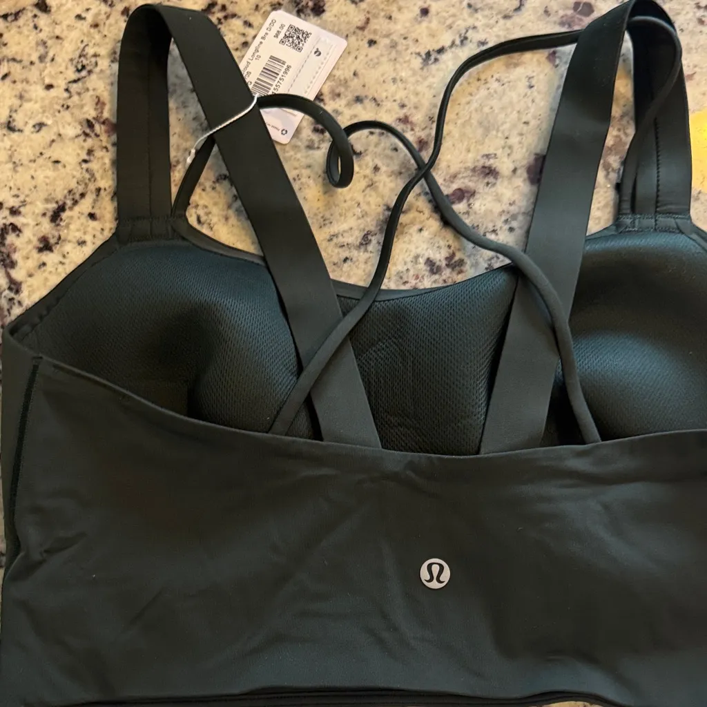 Women's olive green lululemon Bra D-DD - Image 5