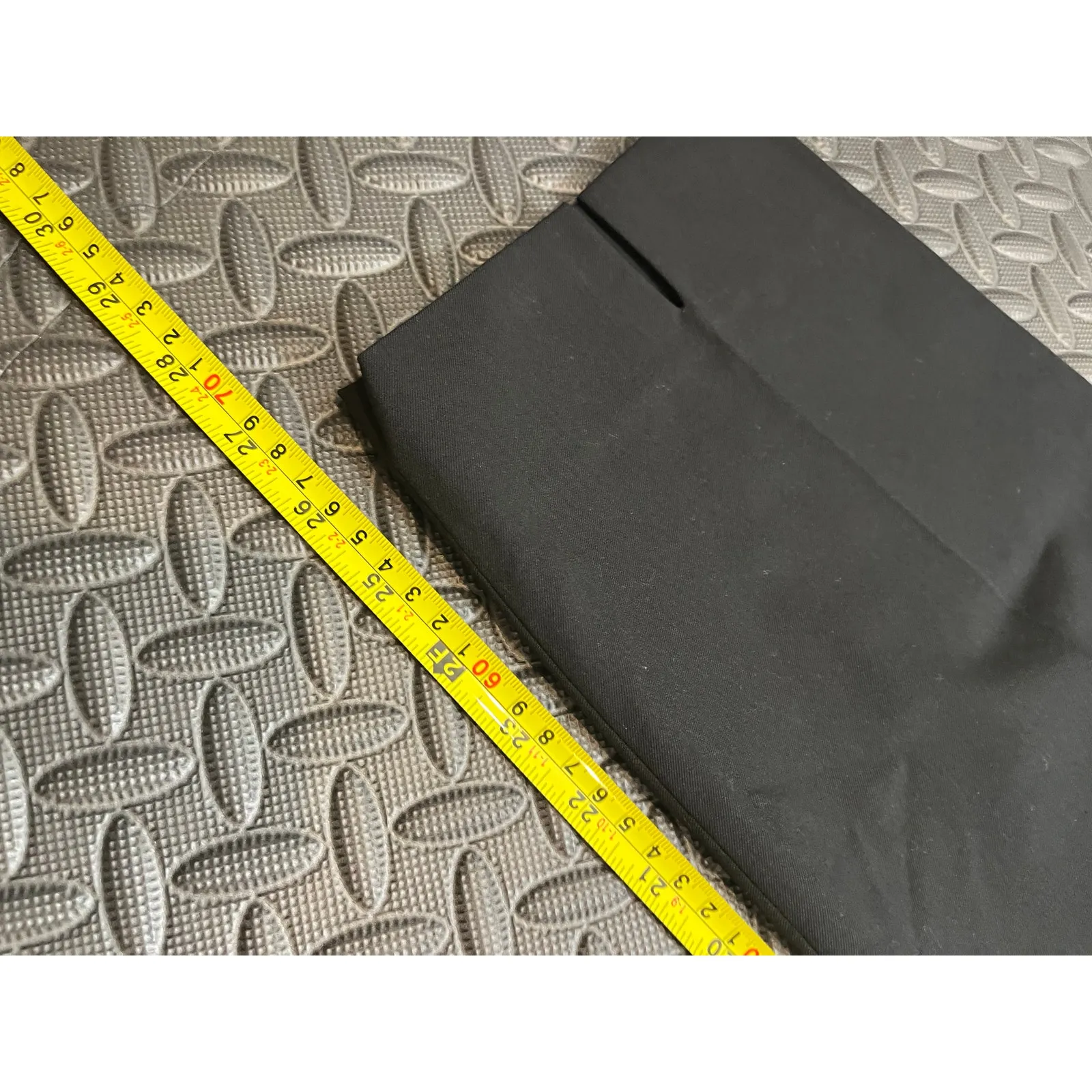 Piazza Sempione Womens High Rise Pleated‎ Pants Audrey Black Cotton IT 50 US 14 - Image 8