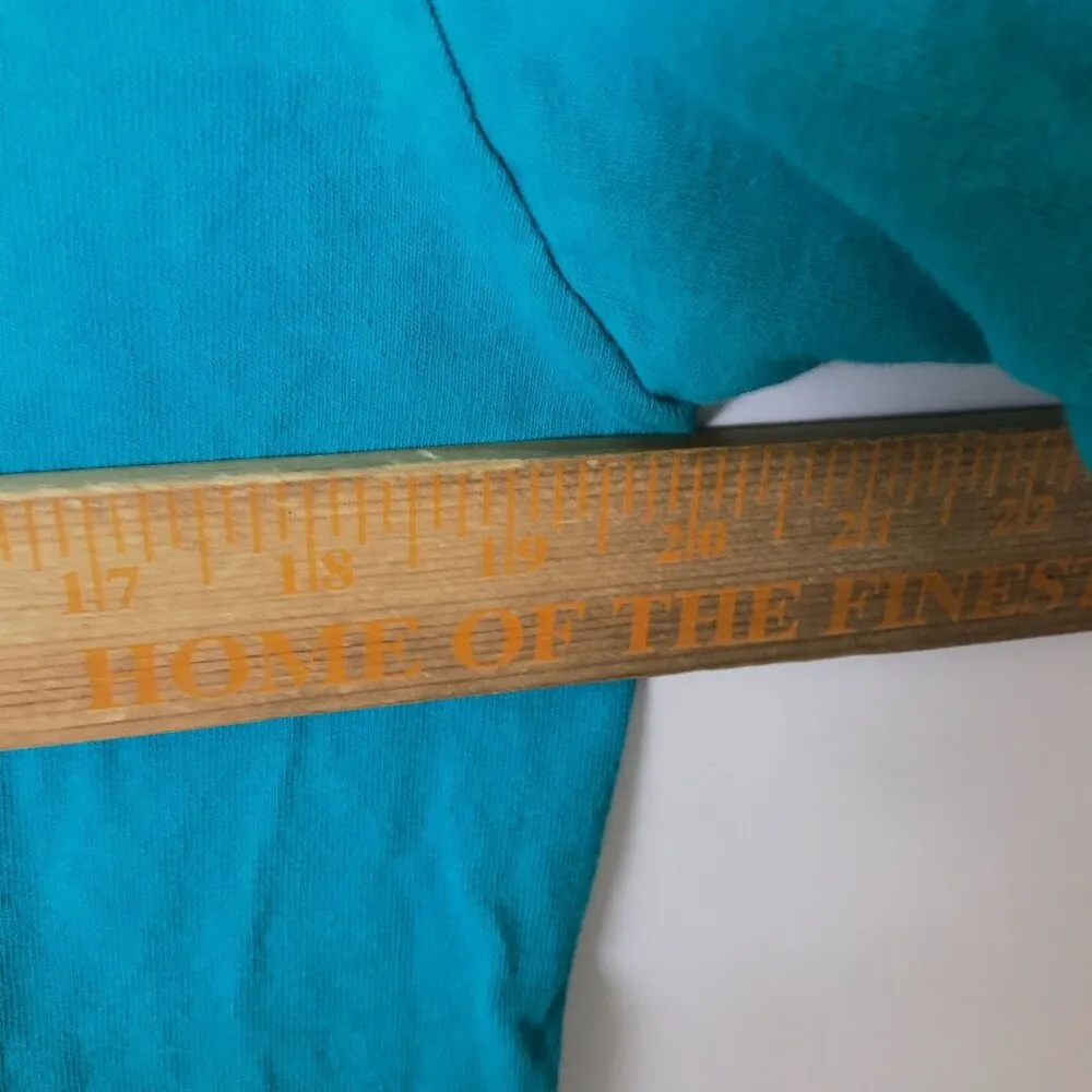 Vintage Bald Eagle T Shirt Blue Medium M Graphic Tee Made In USA - Image 8