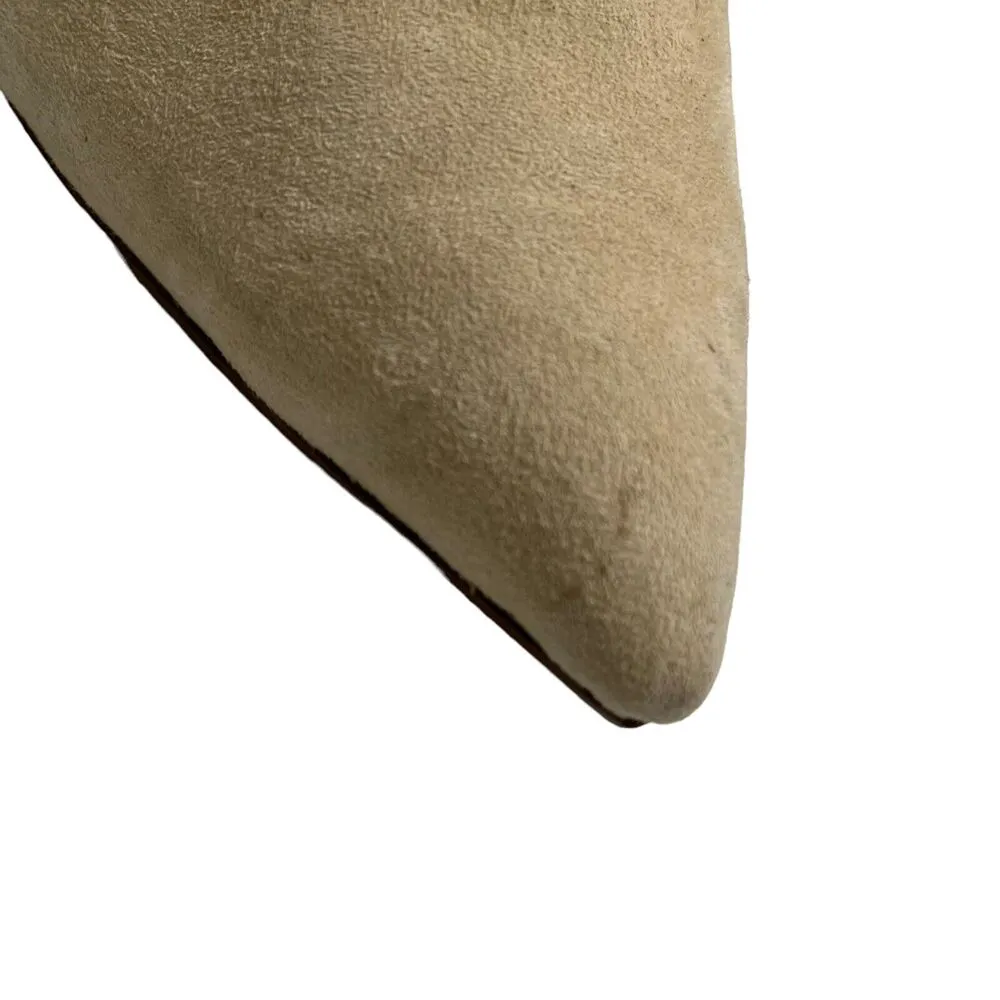 Raey Revolve Suede PVC Pumps Heels Neutrals Stiletto Women’s Size EU 39 US 9 - Image 7