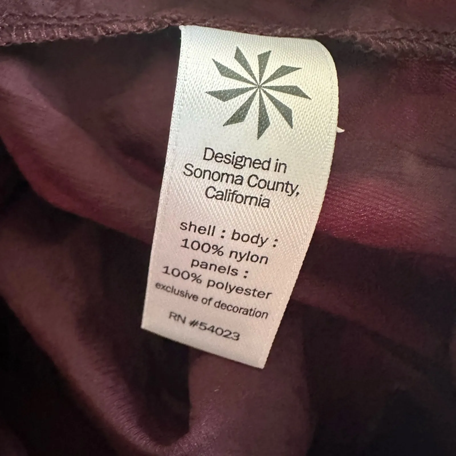 Athleta Stowe Hoodie Nylon Running Jacket Full Zip Purple Windbreaker Pockets - Image 7