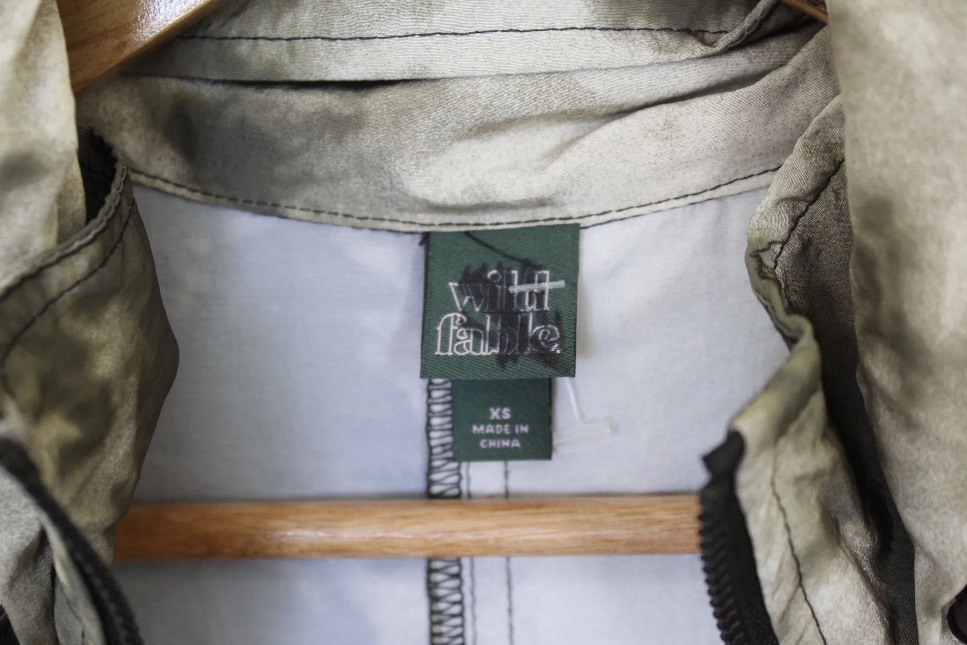 | Tie Dye Style Long Windbreaker Jacket - Image 4