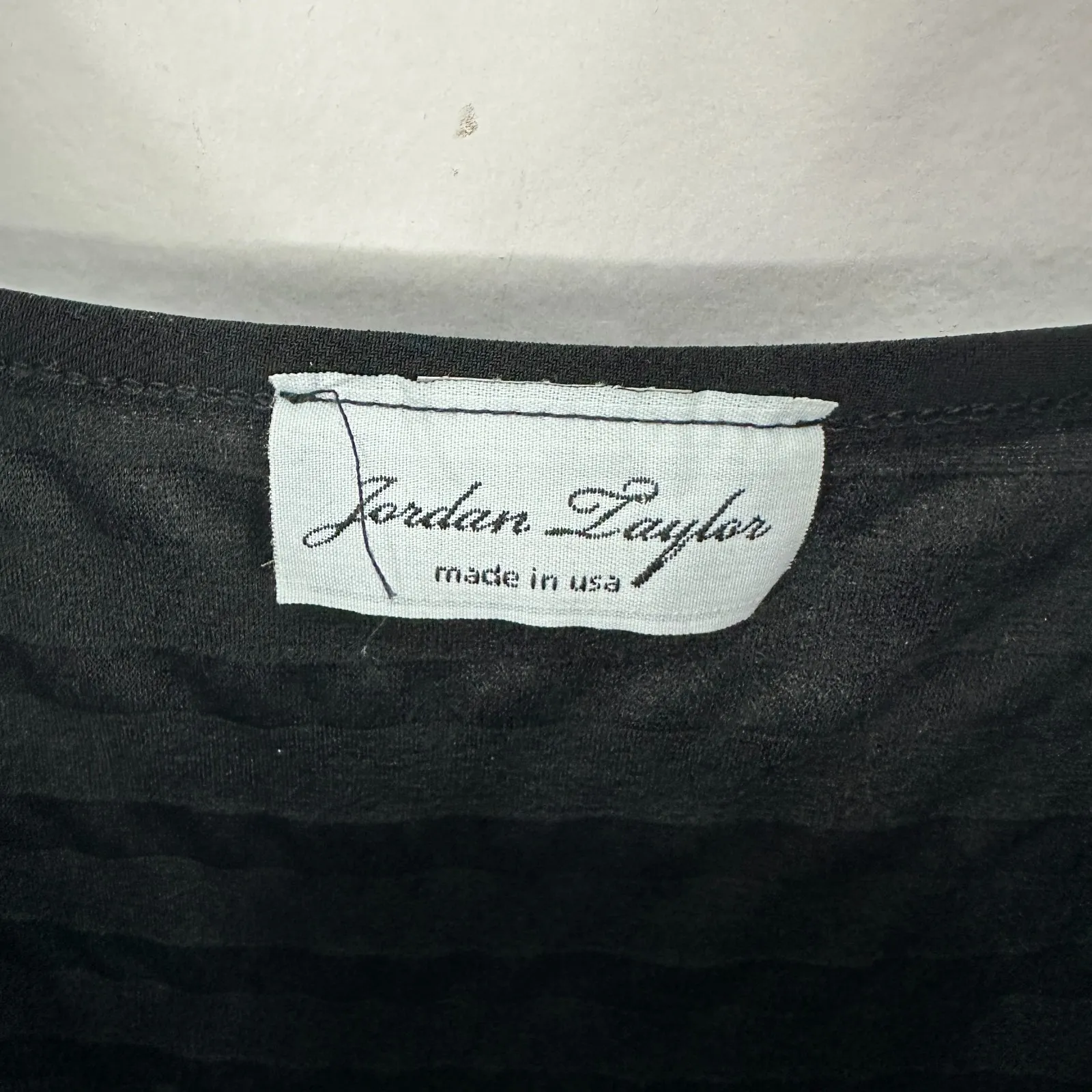 Jordan Taylor Dress XL Black Tiered Mesh Slip Y2K Goth Glam Party Cocktail - Image 2