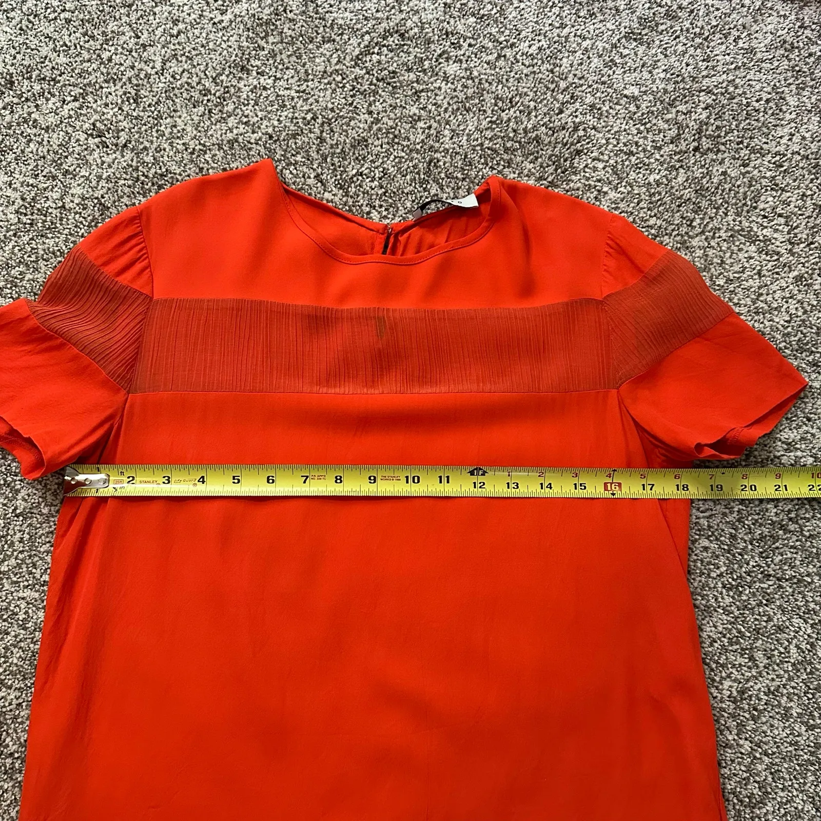 Sandro orange short-sleeve top - Image 10
