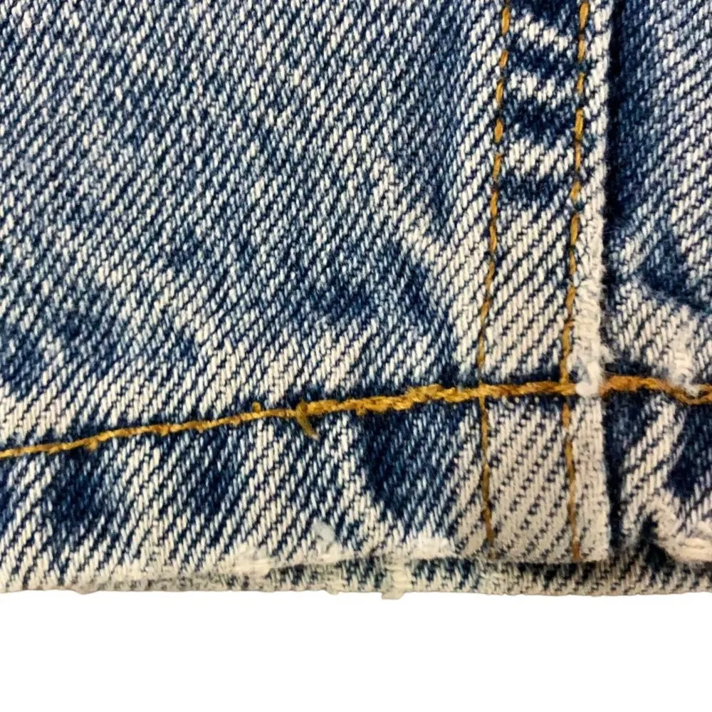 Vintage Levis 951 Jeans Womens 16 Short Used Relaxed Tapered Orange Tab - Image 14