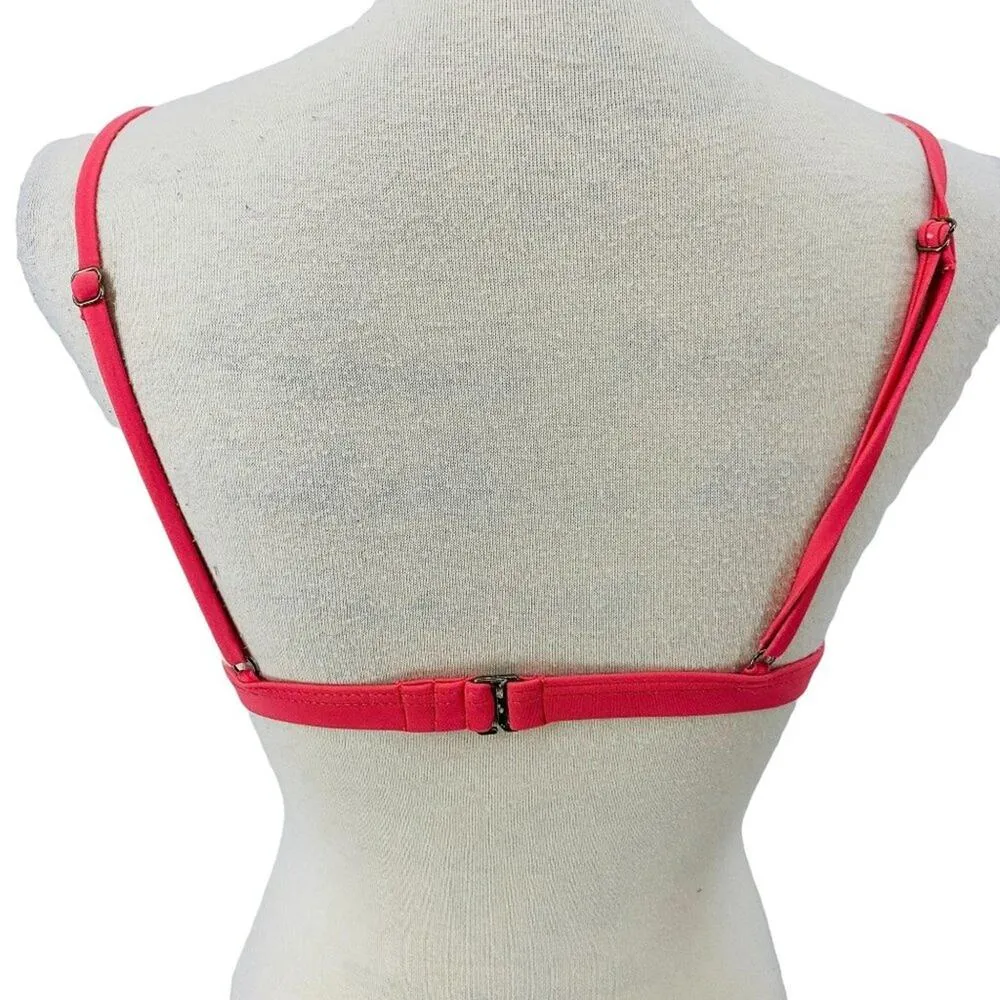 Hula Honey Colorblocked Molded Cup Push-Up Bikini Set Womens Large - Image 4