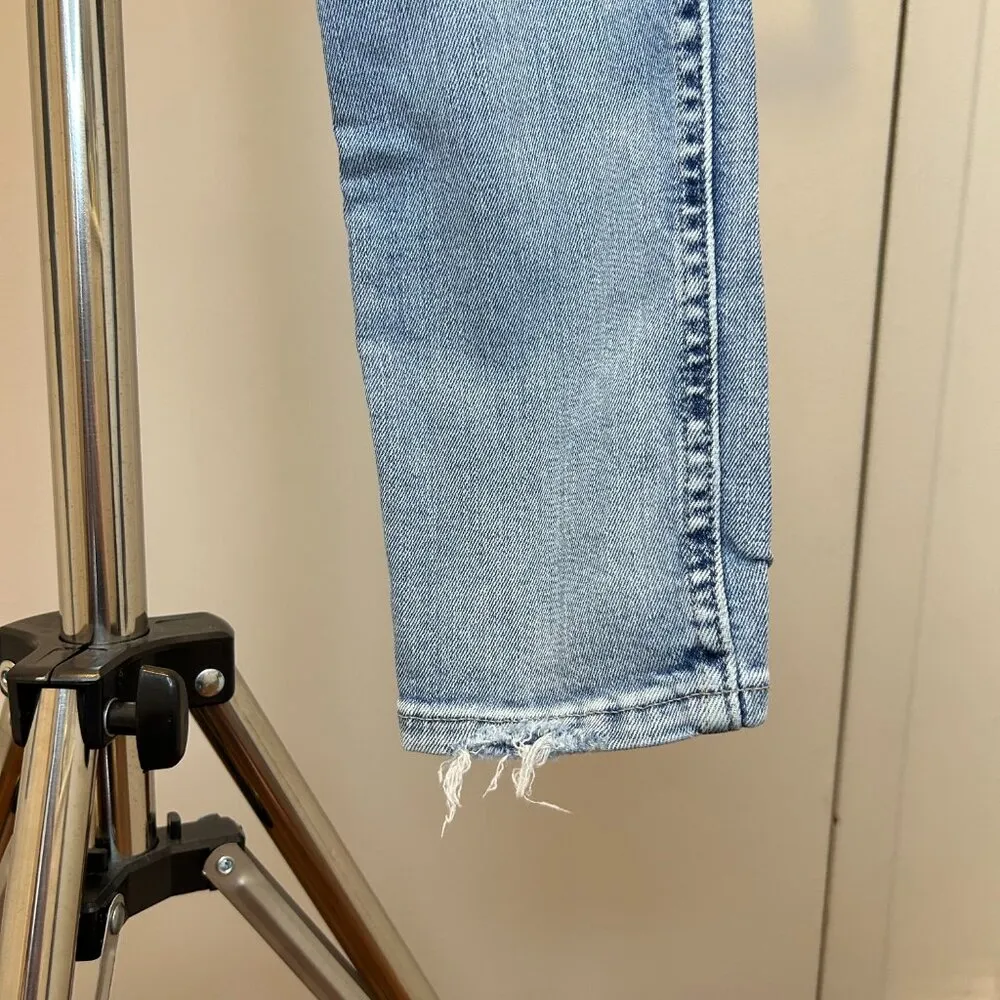 Madewell Petite 10" High-Rise Skinny Jeans in Wheeler Wash - Image 9