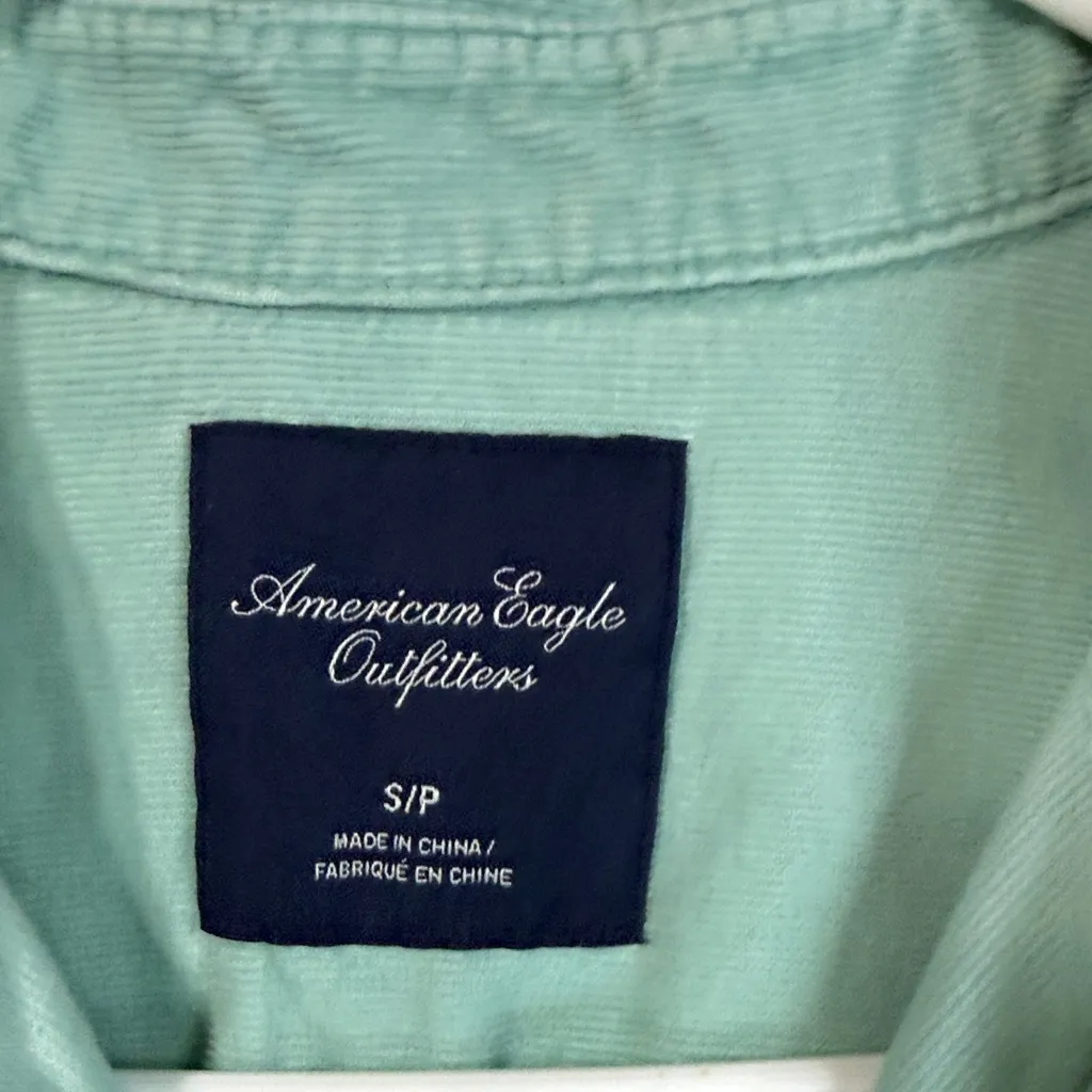American Eagle Outfitters Mint Green Shirt - Image 2