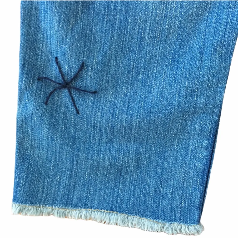 HTF: new  ❉ Joey Vintage Beaded Cropped Crop Jeans ❉ Saddle Back 25 - Image 11