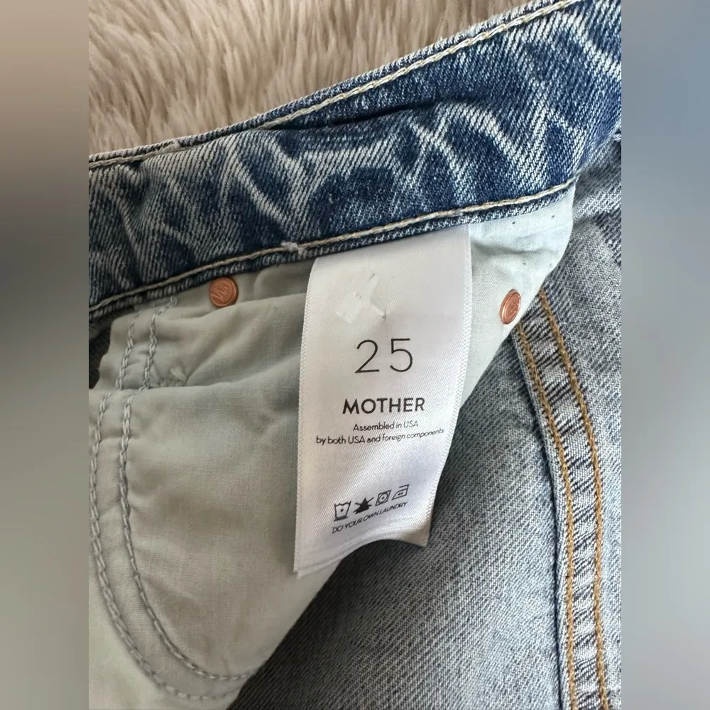 Mother Superior Denim The Dazzler Ankle Jeans in Lost It Wash Straight Size 25 - Image 12