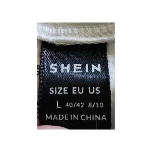 SHEIN Shorts Womens Size L White‎ Athletic Lounge Elastic Waist Casual Sporty - Image 4