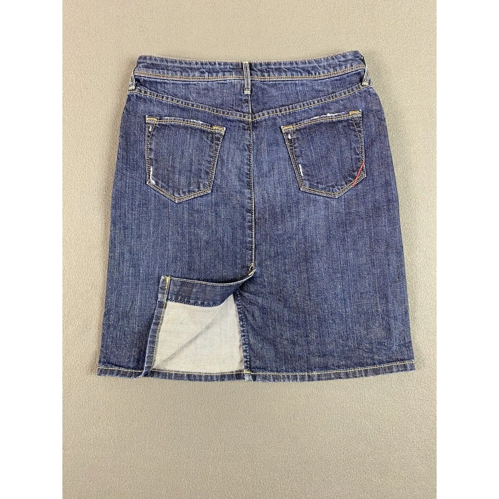 Banana Republic Denim Skirt Women 30x15 Blue Knee Length Stretch Cactus Tag 6 - Image 13