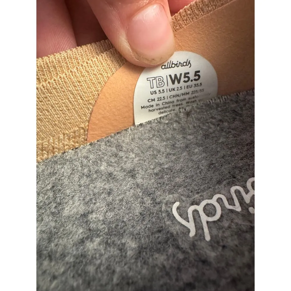 Allbirds Tree breezers beige flats women's 5 1/2 - Image 2