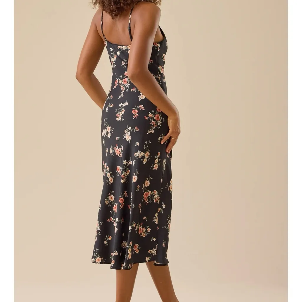 NEW Altar’d State Black Floral Maxi Dress Size 3XL NWT - Image 4