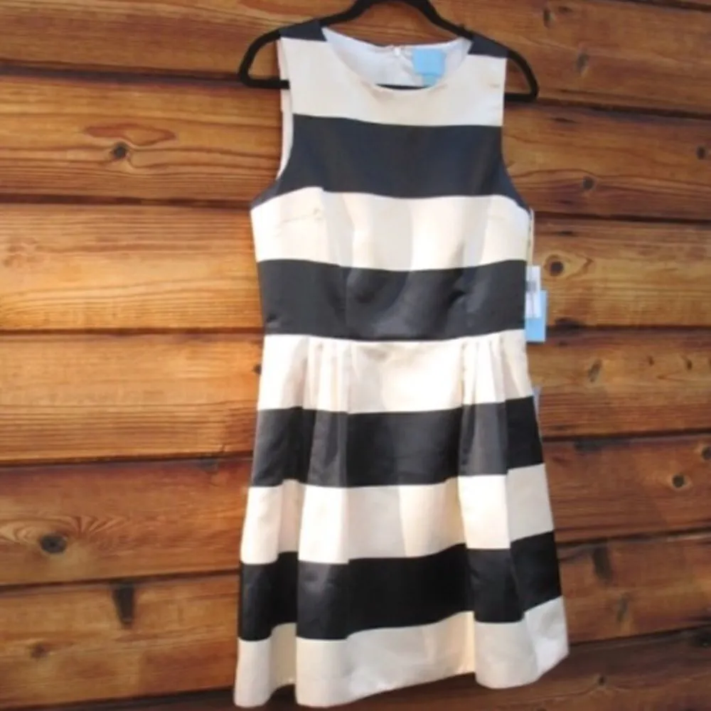 NWT Black Beige Dress - Image 4