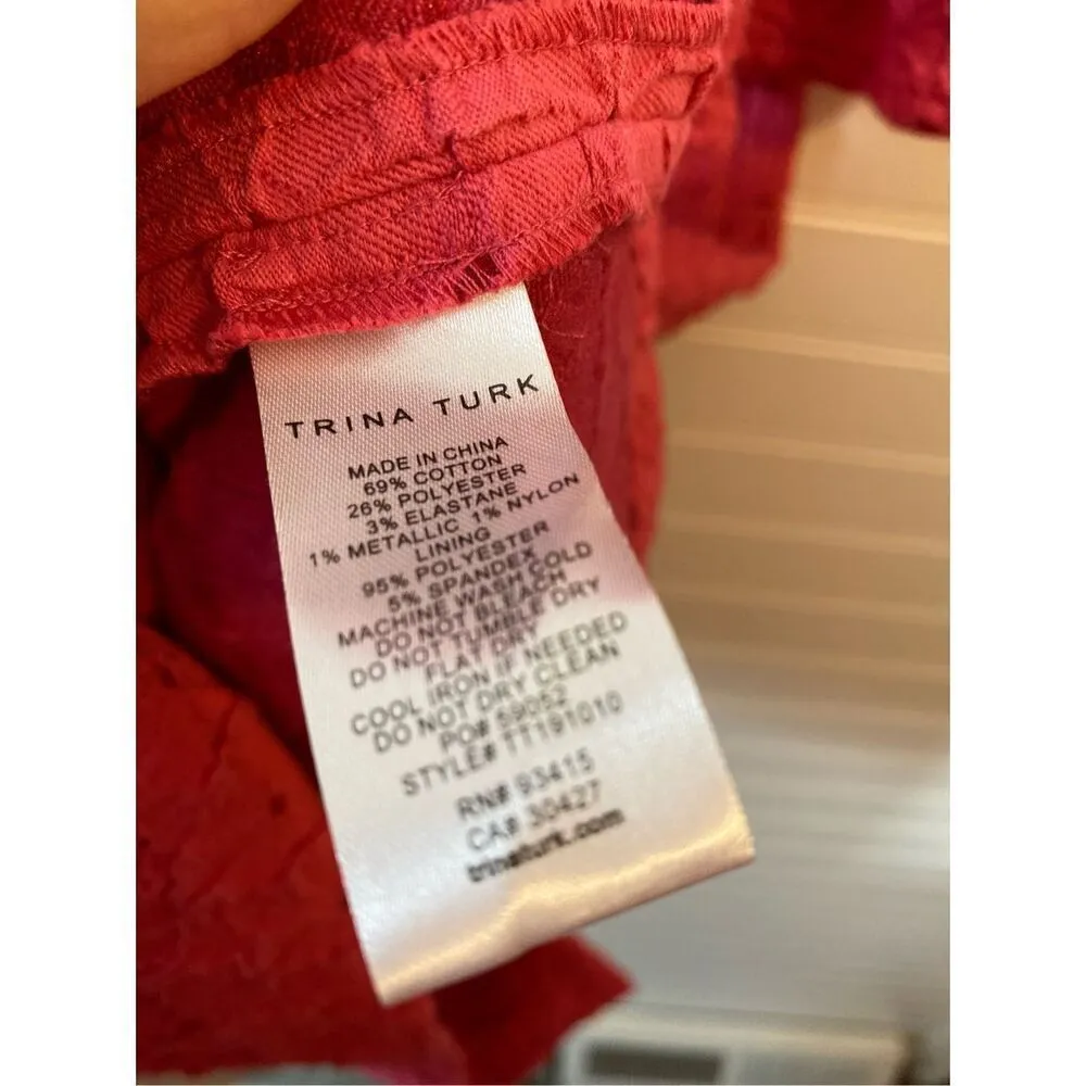 Trina Turk Favor Bell Flare Sleeve Dress - Image 9