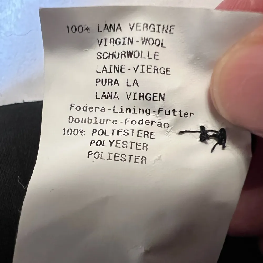 Armani Collezioni Womens Black Virgin Wool Trouser Pants NWT Size 8 MSRP $575 - Image 7