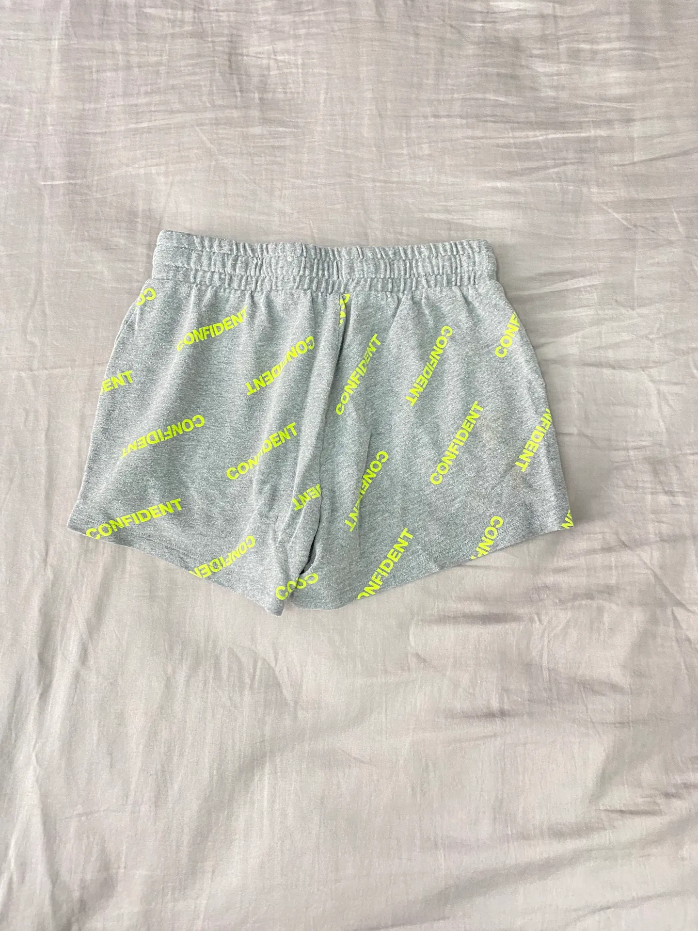 Gray Confident Printed Shorts - Image 4