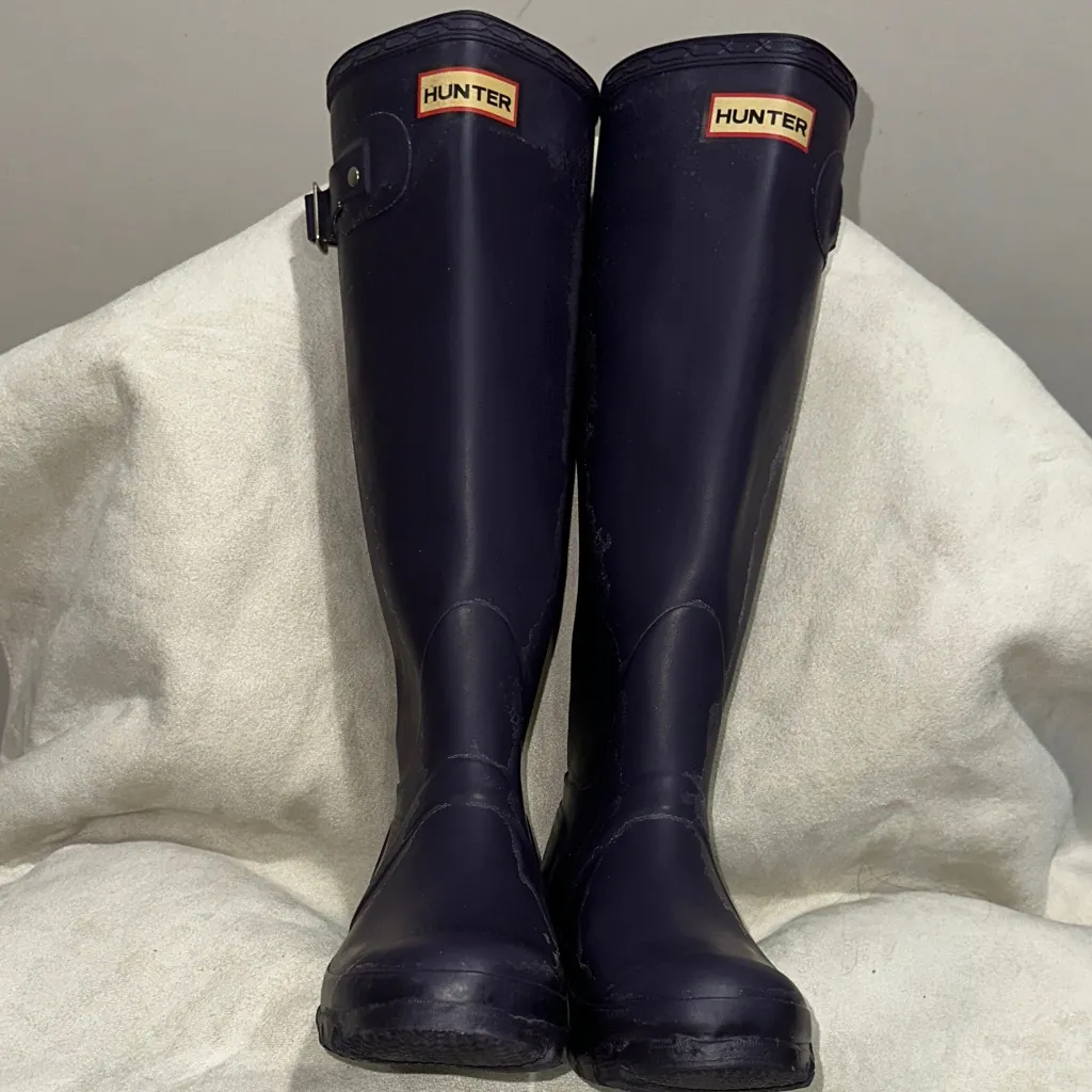 Hunter Women's Purple  Winter & Rain Boots - Image 5