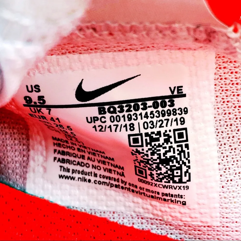 Nike Zoom Gravity Running Sneakers Womens Size 9.5 Shoes Gray Red Sporty Workout - Image 12