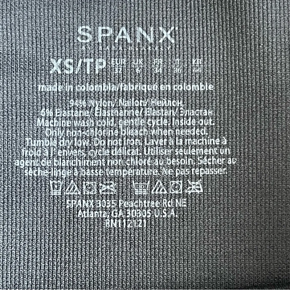 SPANX Look At Me Now Seamless Camo Green Leggings Women’s Size XS Shapes Flatter - Image 9