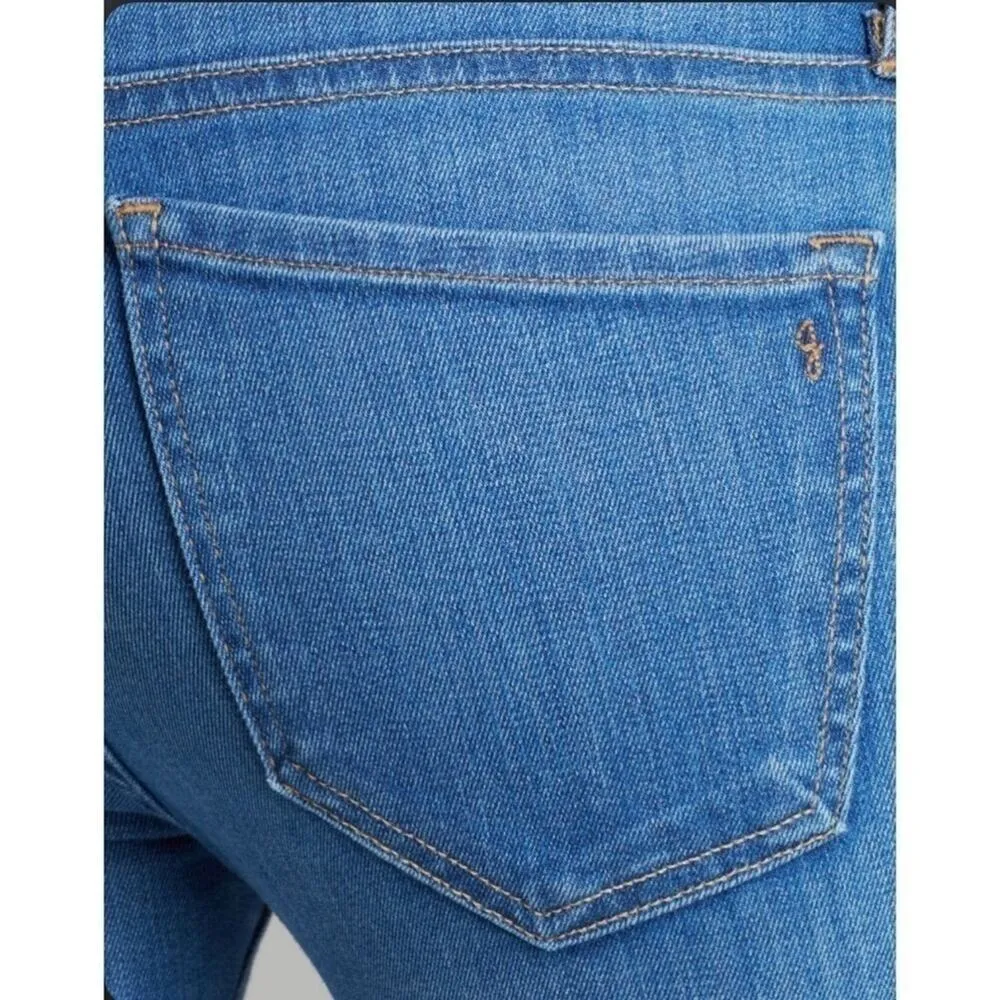 Joie Mid Rise Light Wash Skinny Jeans - Image 4