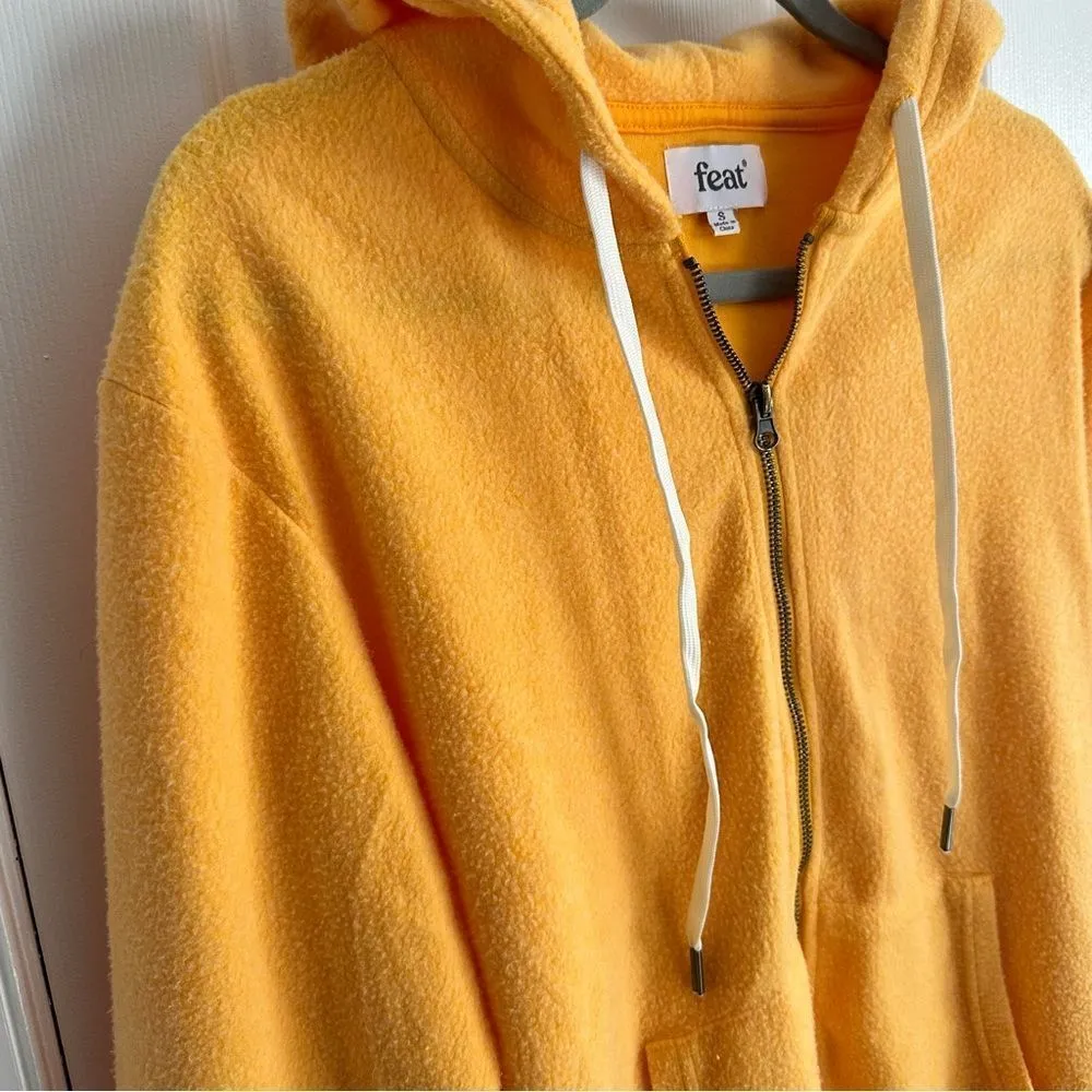 FEAT BlanketBlend Zip Hoodie Sunlight Size Small - Image 3