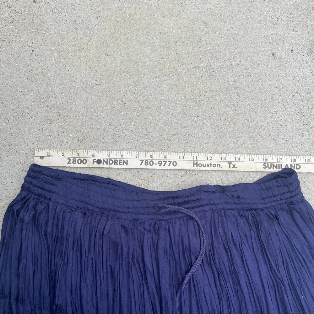 Vintage Y2K 90s Women’s Plus Size Maxi Skirt Gothic Grunge Fairycore‎ Boho Blue - Image 3