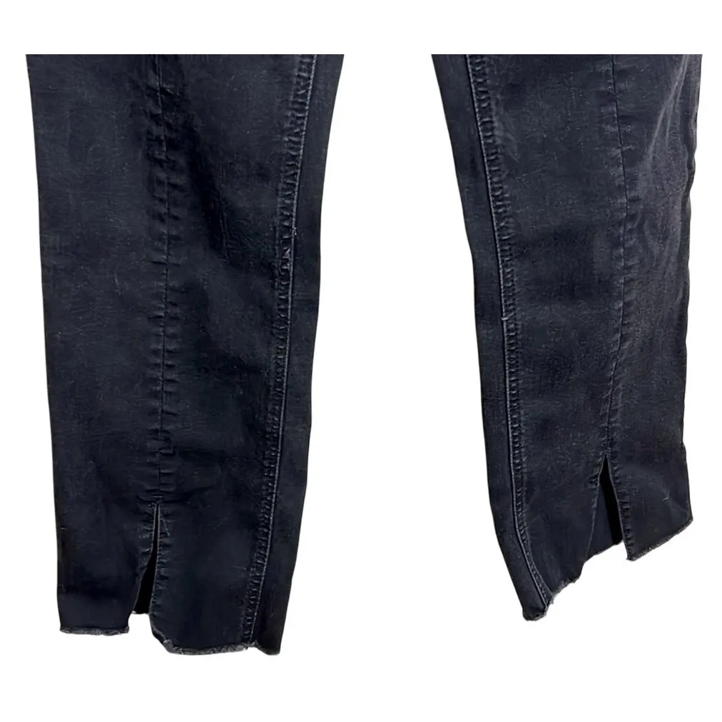 Free People We the Free Washed Black Cropped‎ Denim Size 27 24" inseam EUC - Image 6