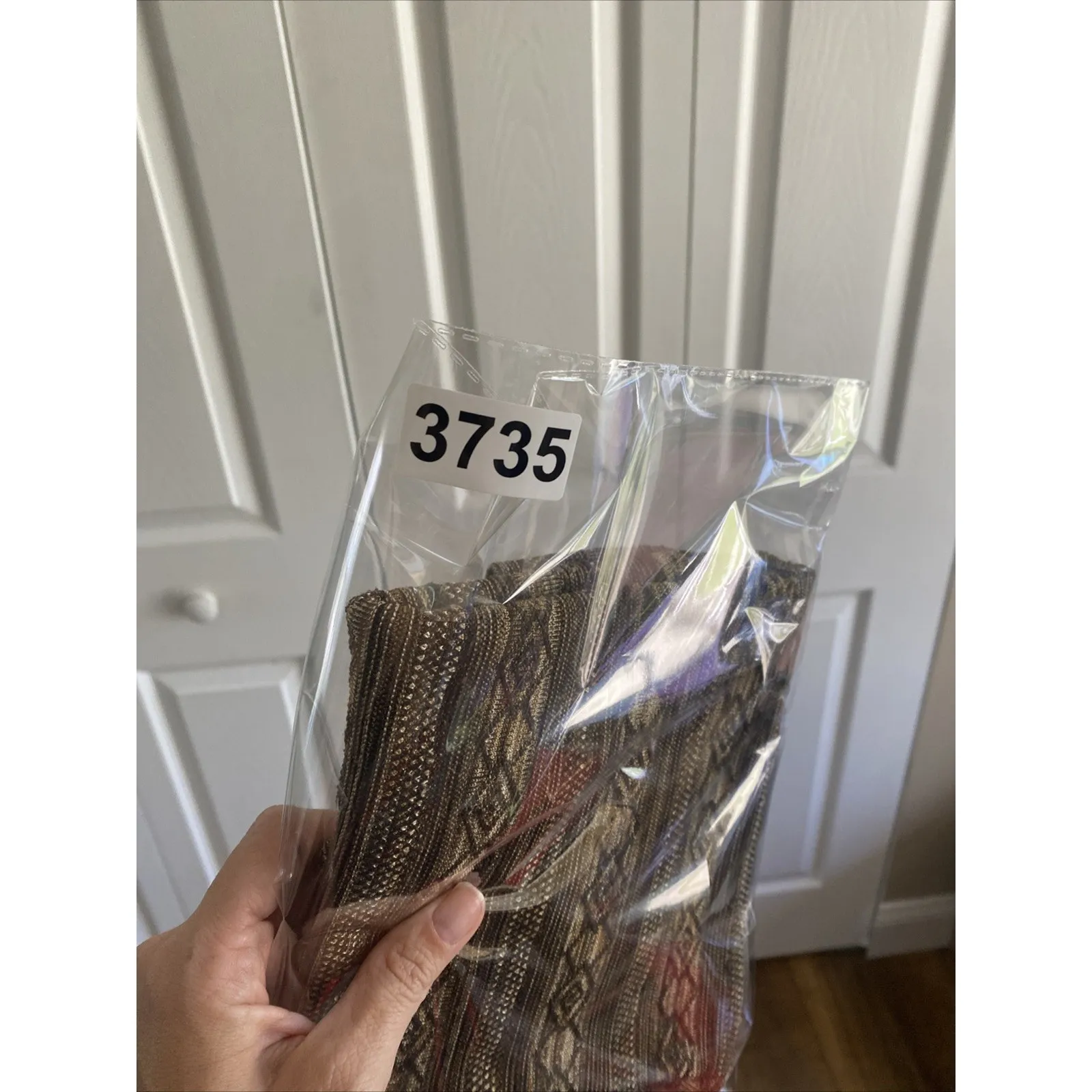 Y2K Hiatus Womens Large Brown Tapestry Sleeveless Blouse Top Textured‎ Boho - Image 6