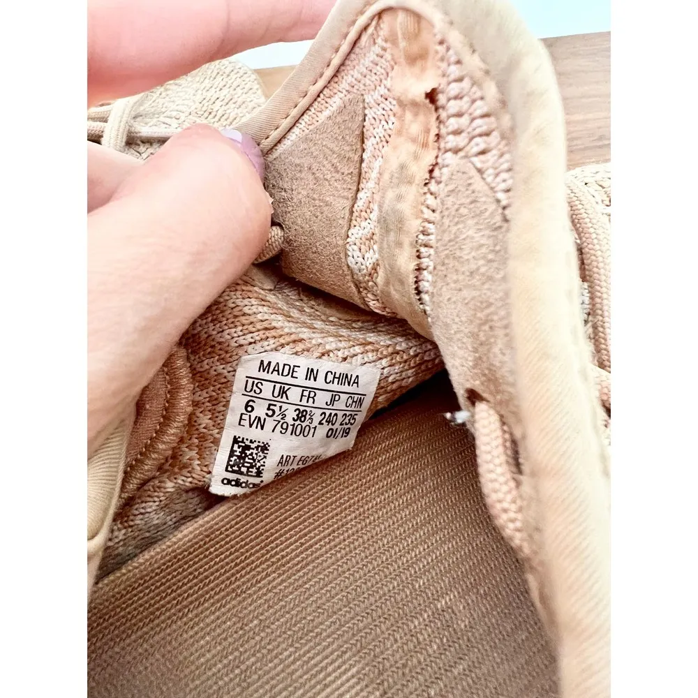 Adidas Yeezy Boost 350 V2 Clay Sneakers Shoes Low Top Orange Women's Size US 6 - Image 8